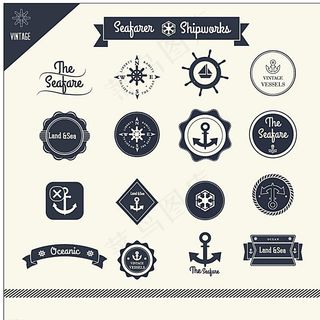 经典的航海 图标图片