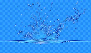 溅起的水花抠图
