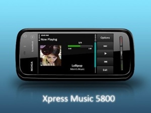 诺基亚5800随心音乐PSD
