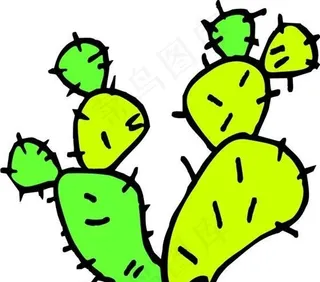 热带植物 图案 矢量 AI_002...