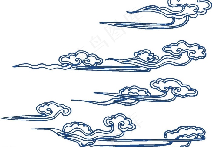 古典云纹cdr矢量模版下载