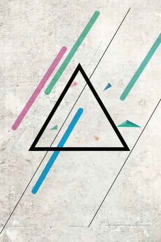 简约清新黑色三角形广告背景