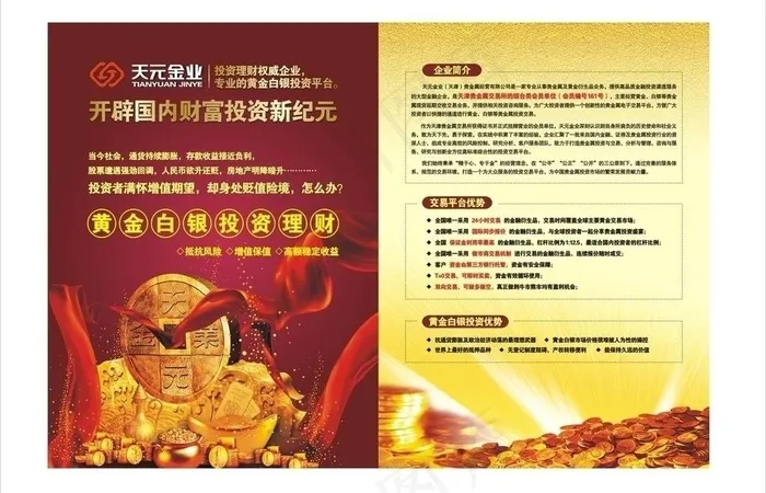 天元金业dm图片cdr矢量模版下载