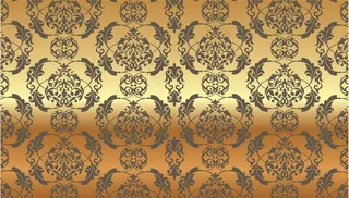 欧式金色花纹图片