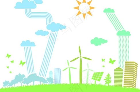 环保城市图片
