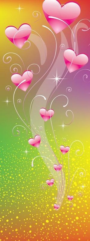 爱心藤花移门图片