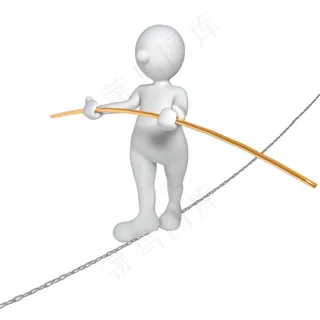 走钢丝的小人