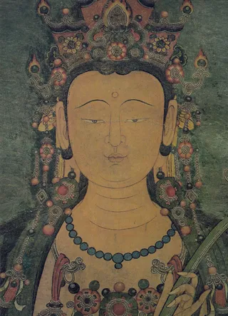 法海寺壁画-11文殊菩萨局部