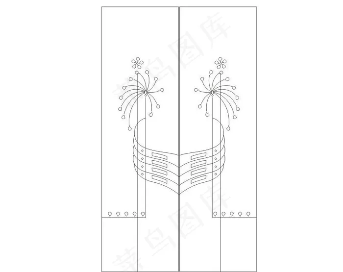 移门贴片图案图片cdr矢量模版下载