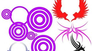 超酷时尚元素笔刷图片