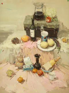 梅清勋色彩静物图片