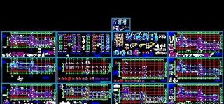 西安大学教学楼框架结构图