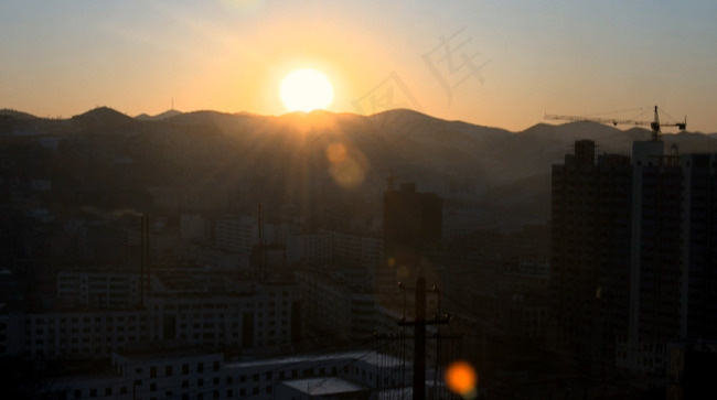 太阳落山