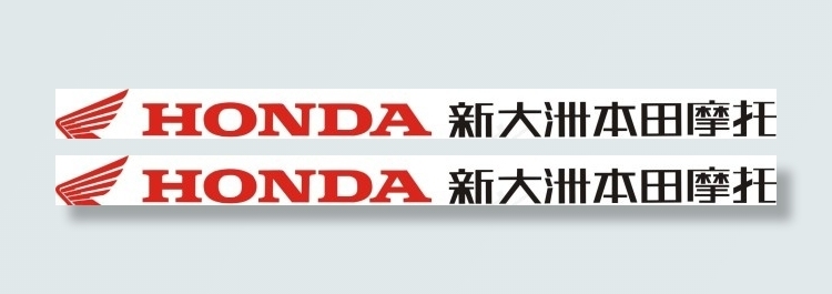 新大洲本田标志cdr矢量模版下载