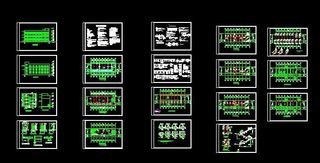 3层小学教学楼建筑结构施工图