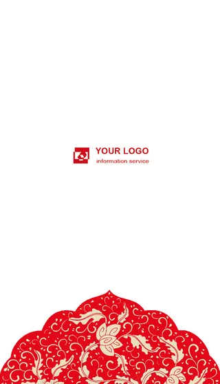 红色创意简约中国风名片设计