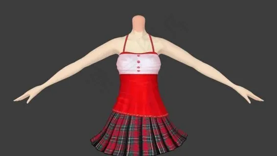 可爱mm裙装 05（红 蓝 白 三...