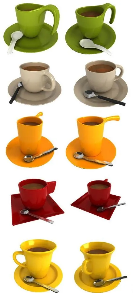 咖啡杯图片psd模版下载