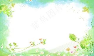 春天背景 绿色背图片