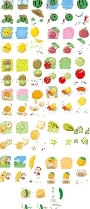 Q版水果的表达收藏