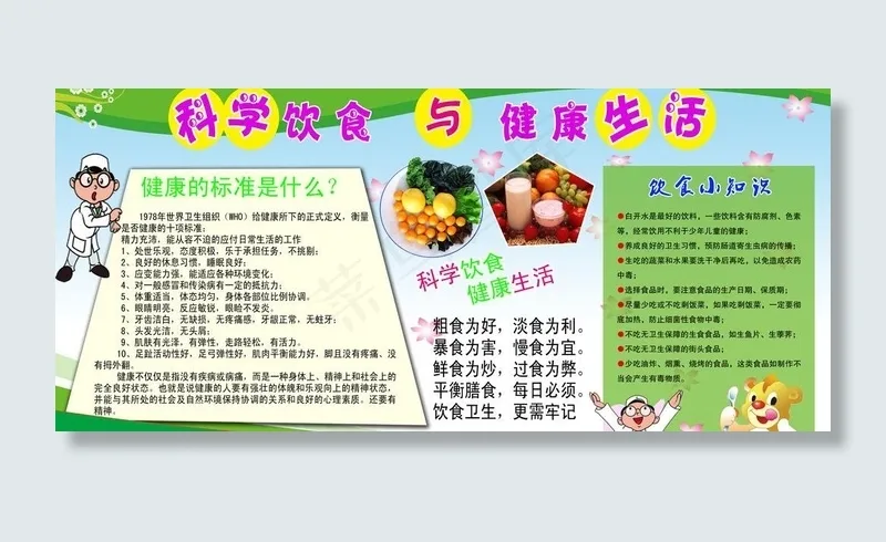 科学饮食图片(6803X3402(DPI:72))psd模版下载