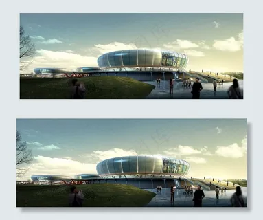 奥林匹克体育馆PSD分层素材