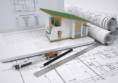 建筑平面图与3D建筑模型 建筑平面图与3D建筑模型