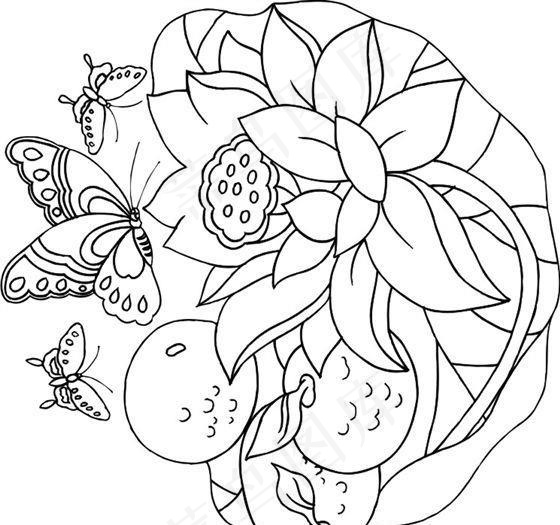 吉祥图案 黑白 中华传统 矢量 AI_0063