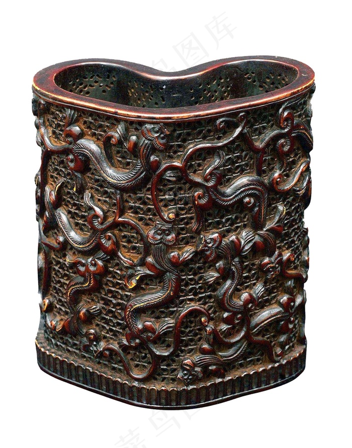 笔筒办公用品免抠素材PSD分层