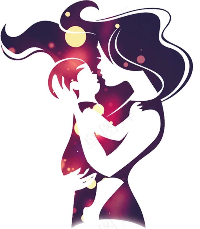 高清母亲节PNG素材精品母亲节图片...