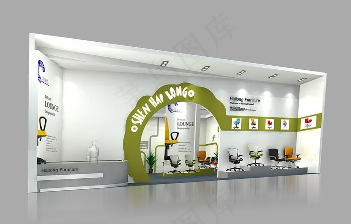 深海龙座椅布展图片