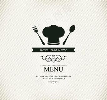 西餐厅菜单封面设计图片