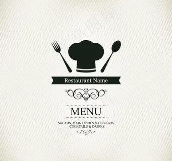 西餐厅菜单封面设计图片