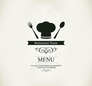 西餐厅菜单封面设计图片