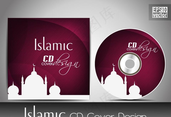 教堂背景 光盘包装图片