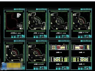 整套五层商场cad设计方案施工图