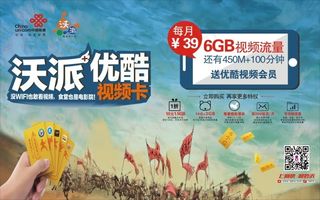 联通沃派优酷卡