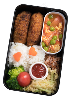 爱心便当免扣png,免抠元素