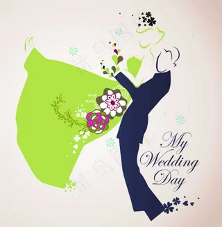 婚庆矢量图