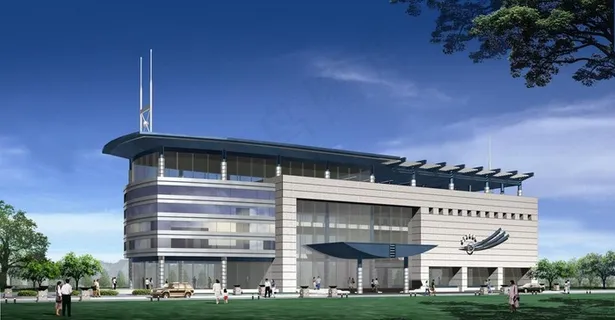 办公楼室外绿化效果图图片 办公楼室外绿化效果图图片