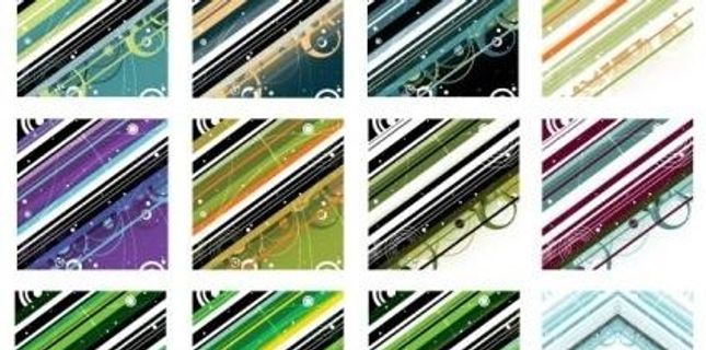 现代怀旧背景矢量