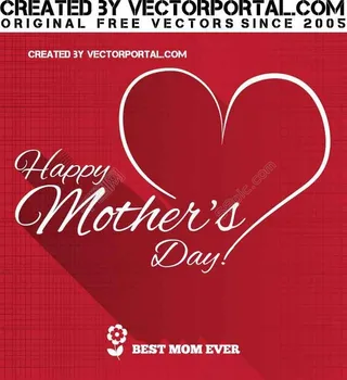 母亲节桃心素材