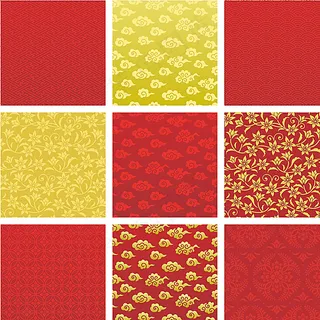 红色背景模板图片