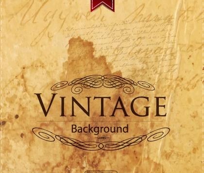 复古的羊皮纸垃圾背景矢量02