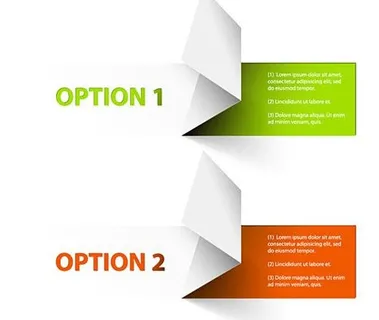 创意标签素材矢量五