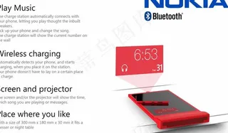 无线充电站nokialumia