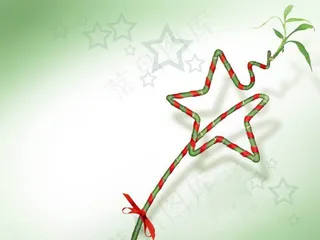 浪漫五角星封面PPT模板