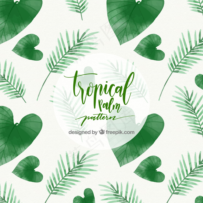 绿色背景矢量图