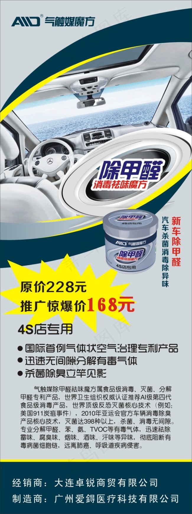 汽车清洗剂cdr矢量模版下载