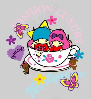 卡通碗 卡通娃娃